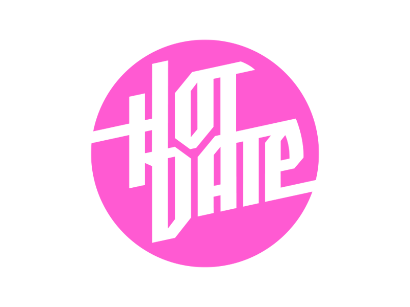 hotdate band logo design