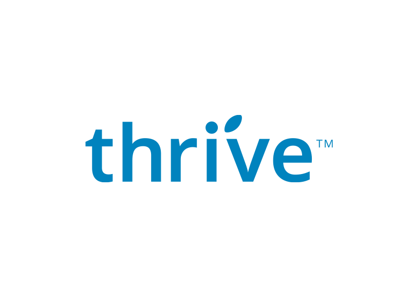 thrive logo design